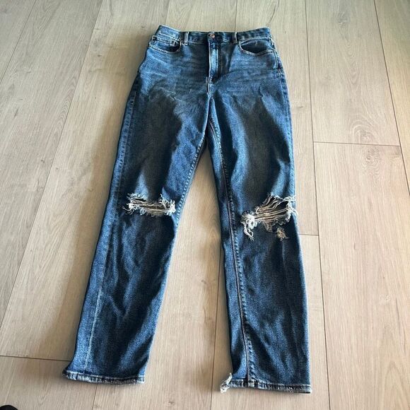 America Eagle Denim - America Eagle curvy mom woman jeans size 4 long